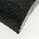 LOEWE Hand Bag Canvas Black Gold Auth 161425V-17