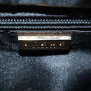 LOEWE Hand Bag Canvas Black Gold Auth 161425V-10