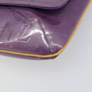 LOUIS VUITTON Monogram Vernis Thompson Street Bag Viole M91095 LV Auth 161428-10
