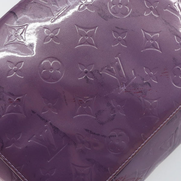 LOUIS VUITTON Monogram Vernis Thompson Street Bag Viole M91095 LV Auth 161428