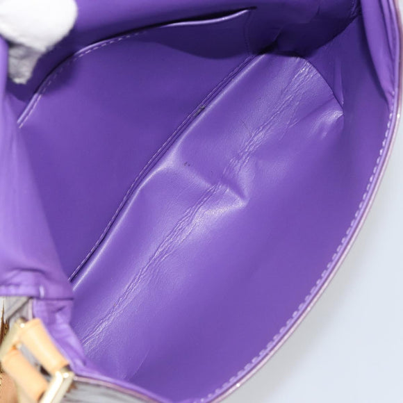 LOUIS VUITTON Monogram Vernis Thompson Street Bag Viole M91095 LV Auth 161428