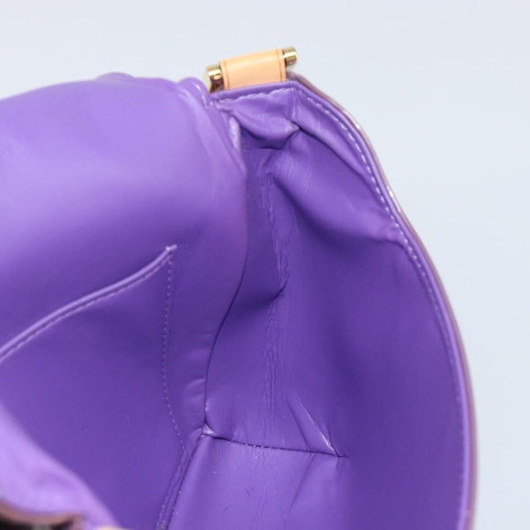 LOUIS VUITTON Monogram Vernis Thompson Street Bag Viole M91095 LV Auth 161428