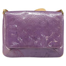 LOUIS VUITTON Monogram Vernis Thompson Street Bag Viole M91095 LV Auth 161428-2