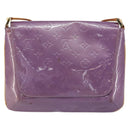 LOUIS VUITTON Monogram Vernis Thompson Street Bag Viole M91095 LV Auth 161428-3