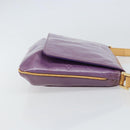 LOUIS VUITTON Monogram Vernis Thompson Street Bag Viole M91095 LV Auth 161428-4