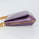 LOUIS VUITTON Monogram Vernis Thompson Street Bag Viole M91095 LV Auth 161428-5