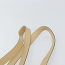 Salvatore Ferragamo Gancini Shoulder Bag Leather Beige Gold Auth 161430-8