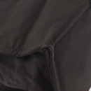 HERMES Her Line Tote Bag Canvas Gray Silver Auth 161431-10