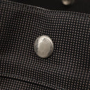 HERMES Her Line Tote Bag Canvas Gray Silver Auth 161431-14