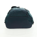 PRADA Backpack Nylon Green Silver Auth 161433-5