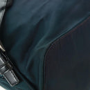 PRADA Backpack Nylon Green Silver Auth 161433-17