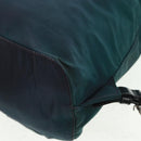 PRADA Backpack Nylon Green Silver Auth 161433-18