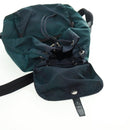 PRADA Backpack Nylon Green Silver Auth 161433-24