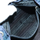 PRADA Backpack Nylon Green Silver Auth 161433-29