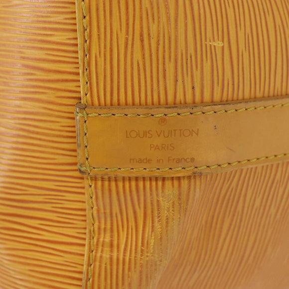 LOUIS VUITTON Epi Petit Noe Shoulder Bag Yellow M44109 LV Auth 161436