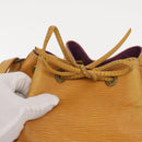 LOUIS VUITTON Epi Petit Noe Shoulder Bag Yellow M44109 LV Auth 161436-10