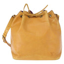 LOUIS VUITTON Epi Petit Noe Shoulder Bag Yellow M44109 LV Auth 161436-13
