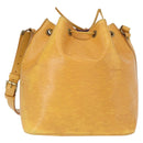 LOUIS VUITTON Epi Petit Noe Shoulder Bag Yellow M44109 LV Auth 161436-2