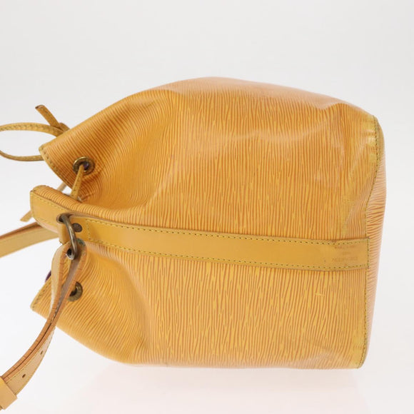 LOUIS VUITTON Epi Petit Noe Shoulder Bag Yellow M44109 LV Auth 161436