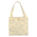 CHANEL Camelia Shoulder Bag Patent leather Ivory Gold CC Auth 161438-13
