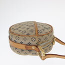 LOUIS VUITTON Monogram Mini Jeanne PM Shoulder Bag Blue M92001 LV Auth 161441-3