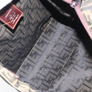FENDI Zucca Canvas Hand Bag Brown Black Auth 161442-11