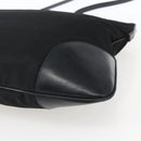 PRADA Shoulder Bag Nylon Black Silver Auth 161445-14