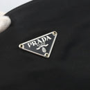 PRADA Shoulder Bag Nylon Black Silver Auth 161445-17