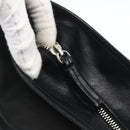 PRADA Shoulder Bag Nylon Black Silver Auth 161445-10