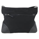 PRADA Shoulder Bag Nylon Black Silver Auth 161445-2