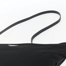 PRADA Shoulder Bag Nylon Black Silver Auth 161445-8