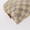 LOUIS VUITTON Damier Azur Pochette Cosmetic GM Pouch N23346 LV Auth 161452A-15