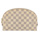 LOUIS VUITTON Damier Azur Pochette Cosmetic GM Pouch N23346 LV Auth 161452A-13