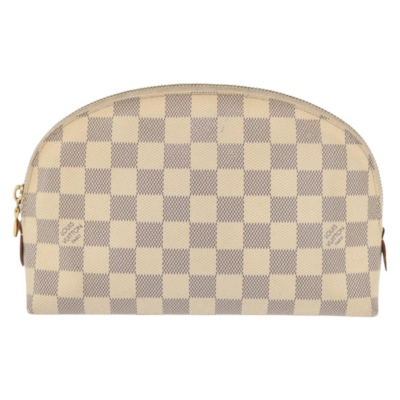 LOUIS VUITTON Damier Azur Pochette Cosmetic GM Pouch N23346 LV Auth 161452A