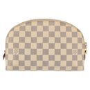 LOUIS VUITTON Damier Azur Pochette Cosmetic GM Pouch N23346 LV Auth 161452A-2