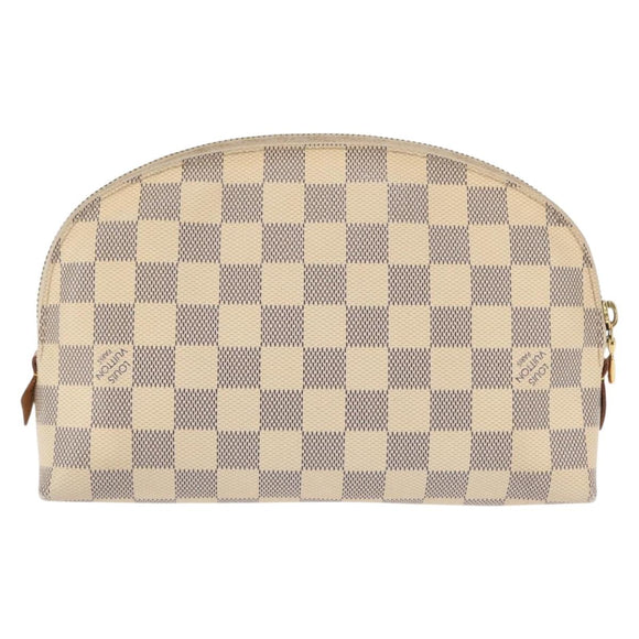 LOUIS VUITTON Damier Azur Pochette Cosmetic GM Pouch N23346 LV Auth 161452A