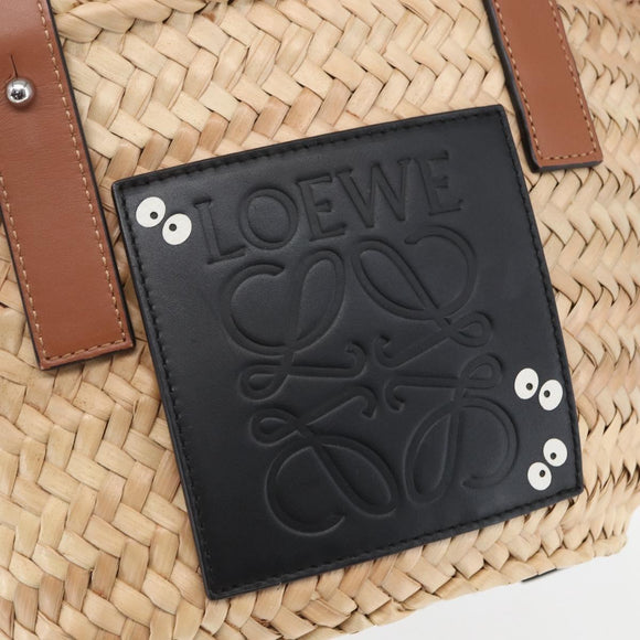 LOEWE Small Basket My Neighbor Totoro Makkuro Kurosuke Ghibli Bag Auth 161454SM