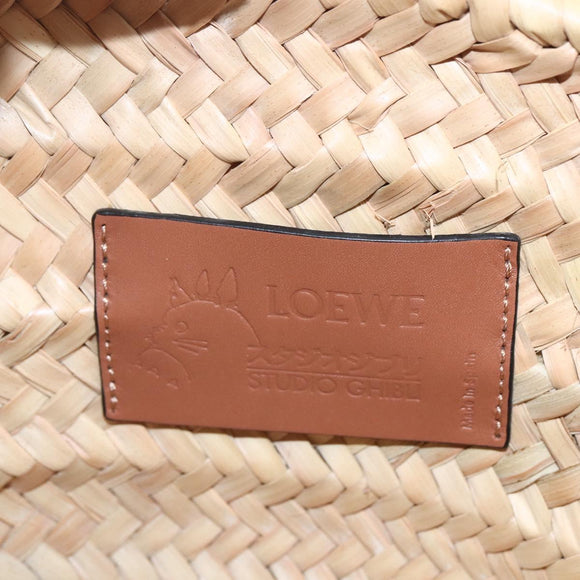 LOEWE Small Basket My Neighbor Totoro Makkuro Kurosuke Ghibli Bag Auth 161454SM