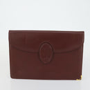 Salvatore Ferragamo Cartier Tote Bag PVC 2 Set Pink Bordeaux Auth 161462-12