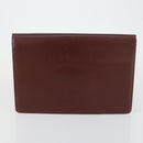 Salvatore Ferragamo Cartier Tote Bag PVC 2 Set Pink Bordeaux Auth 161462-13