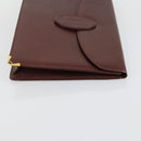 Salvatore Ferragamo Cartier Tote Bag PVC 2 Set Pink Bordeaux Auth 161462-14