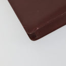 Salvatore Ferragamo Cartier Tote Bag PVC 2 Set Pink Bordeaux Auth 161462-17