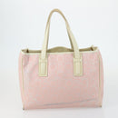 Salvatore Ferragamo Cartier Tote Bag PVC 2 Set Pink Bordeaux Auth 161462-3