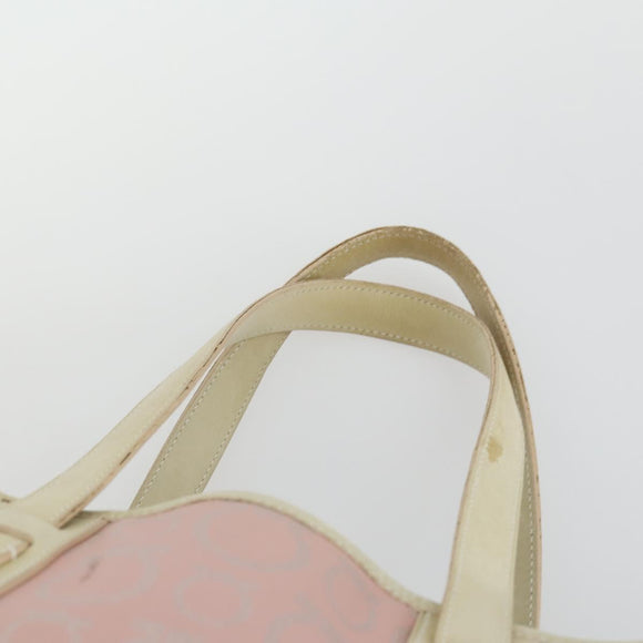 Salvatore Ferragamo Cartier Tote Bag PVC 2 Set Pink Bordeaux Auth 161462