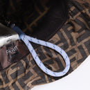 FENDI x FRGMT x POKÉMON ZUCCA Canvas Bucket Hat Mini-Dragon Brown Auth 161464SM-9