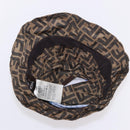 FENDI x FRGMT x POKÉMON ZUCCA Canvas Bucket Hat Mini-Dragon Brown Auth 161464SM-6