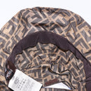 FENDI x FRGMT x POKÉMON ZUCCA Canvas Bucket Hat Mini-Dragon Brown Auth 161464SM-14