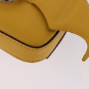 FENDI FRGMT x POKEMON Nano Bucket Bag Leder Gelb Silber Auth 161465SM-15