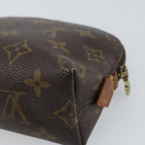 LOUIS VUITTON Monogram Pochette Cosmetic PM Pouch M43998 LV Auth 161471