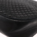 BALLY Chain Shoulder Bag Leather Black Gold Auth 161473-13